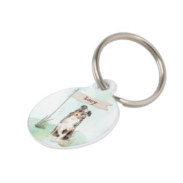 Individuelle Name Australian Shepherd Pet Dog Haustiermarke