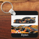 Individuelle Name Auto Schlüsselanhänger (Vorderseite)