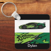 Individuelle Name Auto Schlüsselanhänger (Vorderseite)