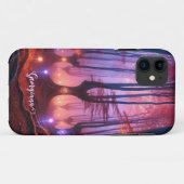 Individuelle Name Autumnal verzauberter Whimsigoth Case-Mate iPhone Hülle (Rückseite (Horizontal))
