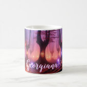 Individuelle Name Autumnal verzauberter Whimsigoth Kaffeetasse (Mittel)