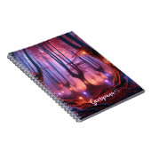 Individuelle Name Autumnal verzauberter Whimsigoth Notizblock (Rechte Seite)