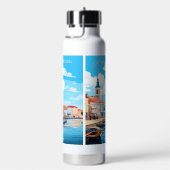 Individuelle Name Aveiro Portugal Trinkflasche (rechts)