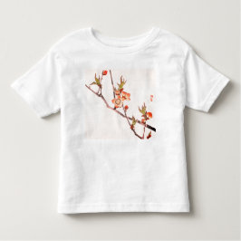 INDIVIDUELLE NAME BABY MÄDCHEN T - SHIRT MIT CHERR
