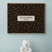 Individuelle Name Baby Moody Country Braun Kinderz Poster