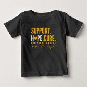 individuelle Name Baby T - Shirt zur Unterstützung