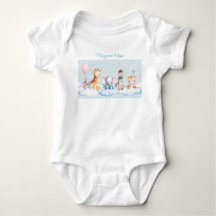 Individuelle Name Baby Zebra mit all seinen Freund