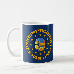 Individuelle Name-BACKPACKING-Tasse Kaffeetasse