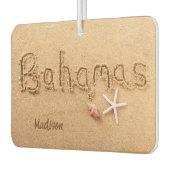 Individuelle Name Bahamas Beach Autolufterfrischer (Links)
