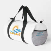 Individuelle Name Bahamas Duffle Bag (Rechte Ecke)