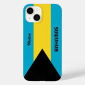 Individuelle Name Bahamas Flag Case-Mate iPhone Hülle (Rückseite)
