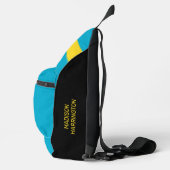 Individuelle Name Bahamas Flag Crossbody Bag (Rechts)