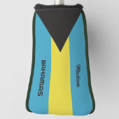 Individuelle Name Bahamas Flag Golf Headcover (Rotieren 90)