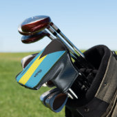 Individuelle Name Bahamas Flag Golf Headcover (In Situ)