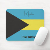 Individuelle Name Bahamas Flag Mousepad (Mit Mouse)