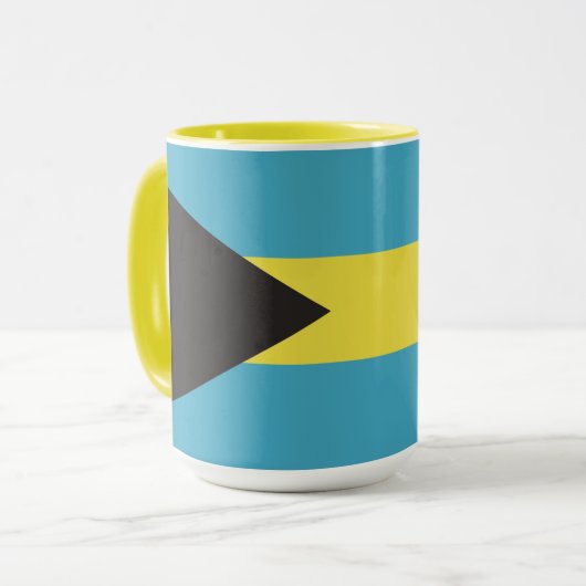 Individuelle Name Bahamas Flag Tasse (Vorderseite Links)
