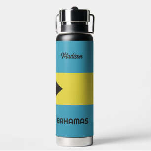 Individuelle Name Bahamas Flag Trinkflasche