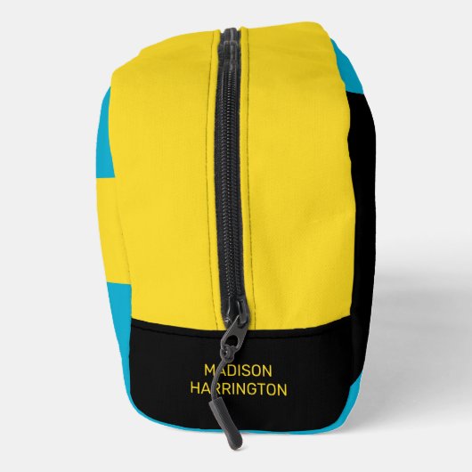 Individuelle Name Bahamas Flag Waschbeutel (Rechts)