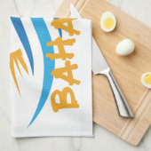 Individuelle Name Bahamas Geschirrtuch (Viertel Falte)