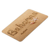 Individuelle Name Bahamas Magnet (Linke Seite)