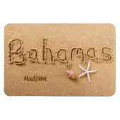 Individuelle Name Bahamas Magnet (Horizontal)