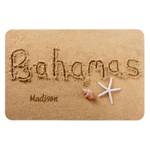 Individuelle Name Bahamas Magnet