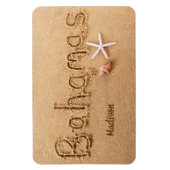 Individuelle Name Bahamas Magnet (Vertikal)