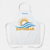 Individuelle Name Bahamas Schürze (Vorderseite)
