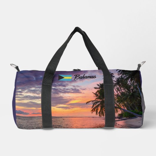 Individuelle Name Bahamas Sunset Duffle Bag (Vorderseite)