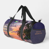 Individuelle Name Bahamas Sunset Duffle Bag (Rechte Ecke)