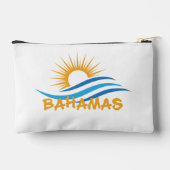 Individuelle Name Bahamas Zubehörtasche (Rückseite)