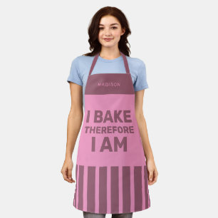 Individuelle Name Baker-Schürze Schürze