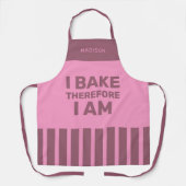Individuelle Name Baker-Schürze Schürze (Vorderseite)