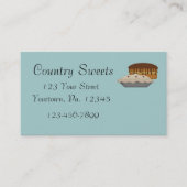 Individuelle Name Bakery Business Card Visitenkarte (Vorderseite)