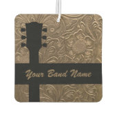 Individuelle Name Band Merch Guitar Rock Country M Autolufterfrischer (Rückseite)