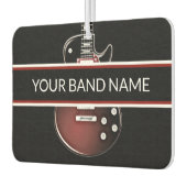 Individuelle Name Band Merch Guitar Rock und Roll  Autolufterfrischer (Links)