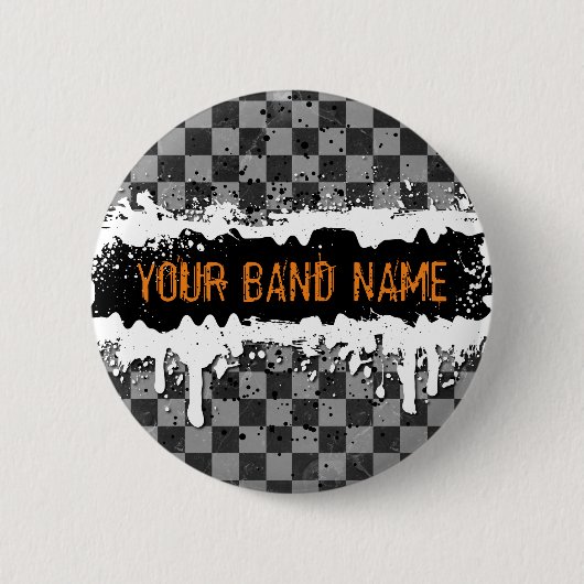 Individuelle Name Band Merch Punk Rock Music Butto Button (Vorderseite)