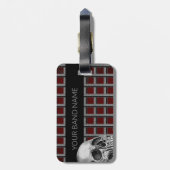 Individuelle Name Band Merch Rock & Roll Metal Sku Gepäckanhänger (Rückseite vertikal)