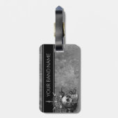 Individuelle Name Band Merch Rock & Roll Metal Sku Gepäckanhänger (Rückseite vertikal)