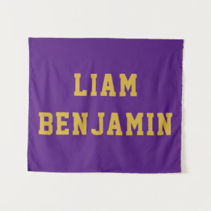 Individuelle Name Banner Personalisiertes Kinderzi Wandteppich