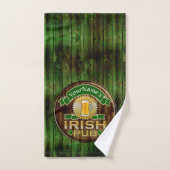 Individuelle Name Bar Irish Pub Sign St Patricks D Handtuch (Handtuch)