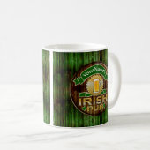 Individuelle Name Bar Irish Pub Sign St Patricks D Kaffeetasse (VorderseiteRechts)