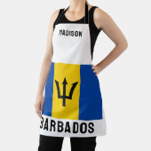 Individuelle Name Barbados Flag Schürze (InSitu)