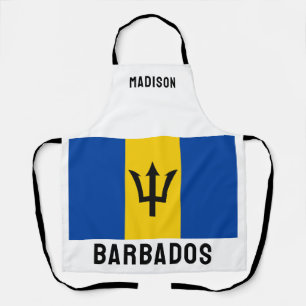 Individuelle Name Barbados Flag Schürze