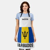 Individuelle Name Barbados Flag Schürze (Getragen)