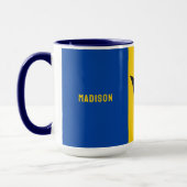 Individuelle Name Barbados Flag Tasse (Links)