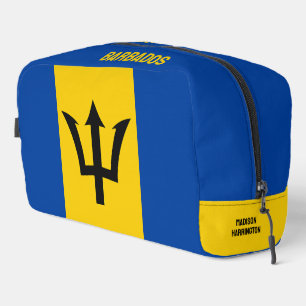 Individuelle Name Barbados Flag Waschbeutel
