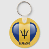 Individuelle Name Barbados Liebe Schlüsselanhänger (Vorderseite)