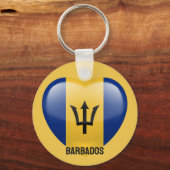 Individuelle Name Barbados Liebe Schlüsselanhänger (Vorderseite)