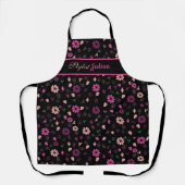 Individuelle Name Barber Beauty Salon Friseur Styl Schürze (Vorderseite)